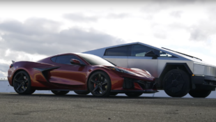 C8 Corvette Z06 Drag Races Tesla Cybertruck